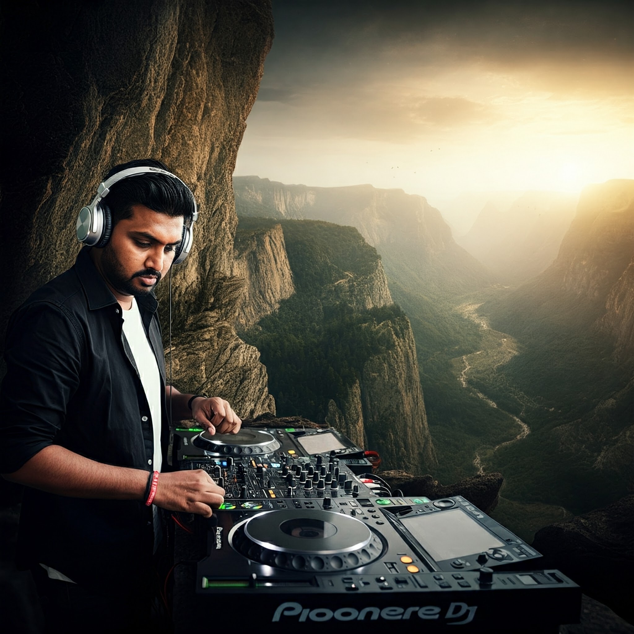 dj playing live music