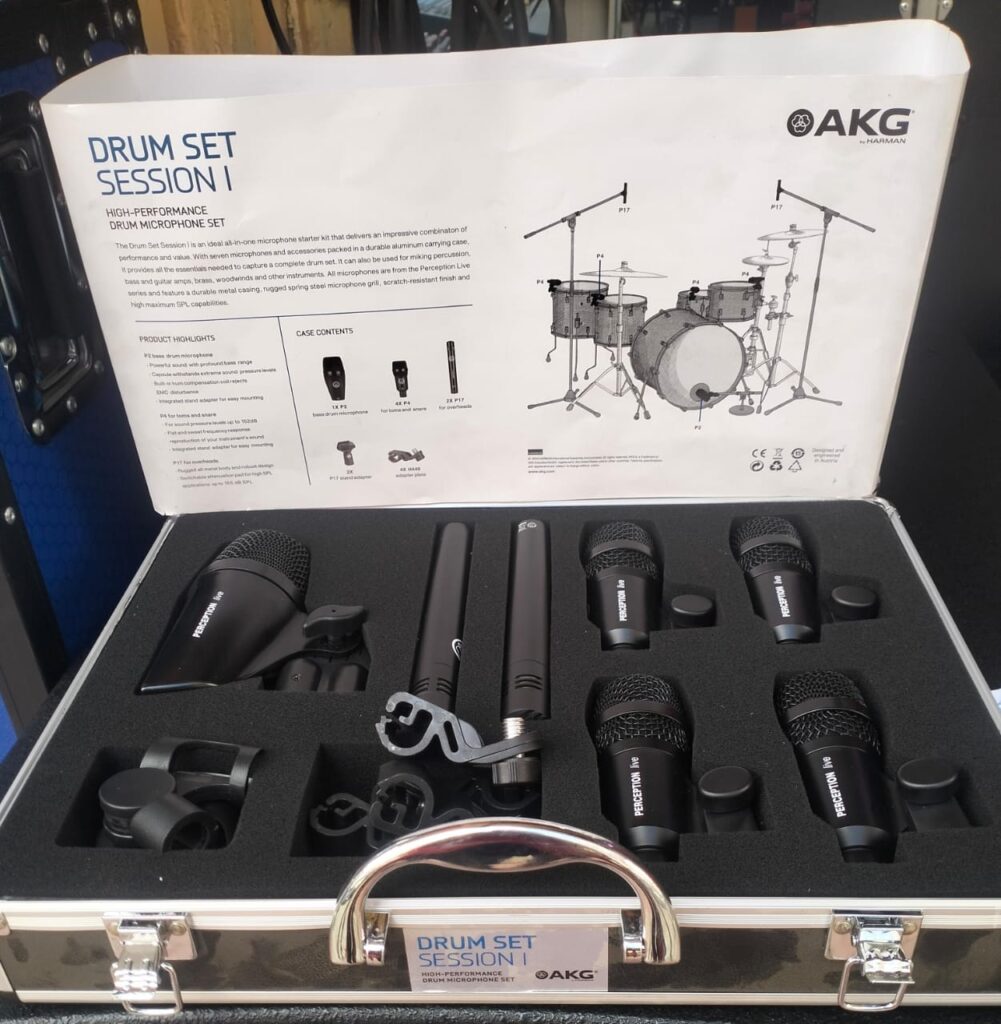 akg drumset microphone set