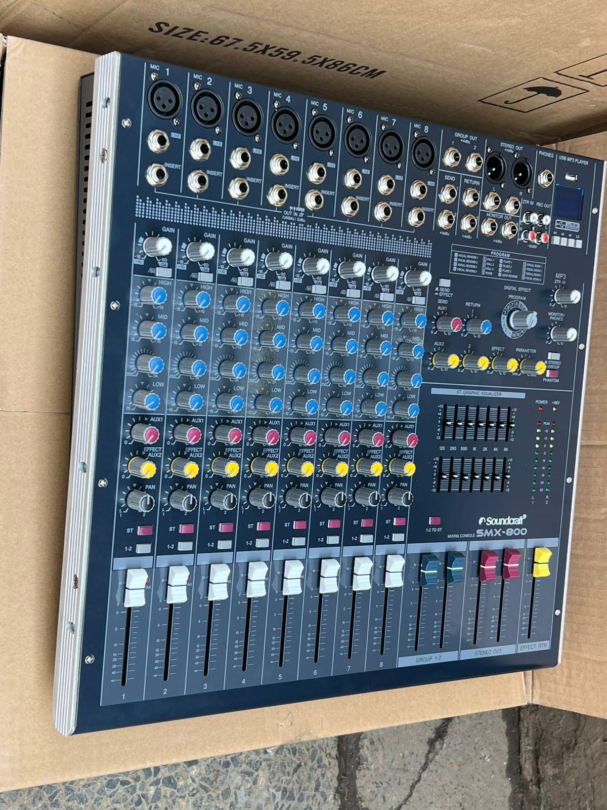 audio 12channel mixer