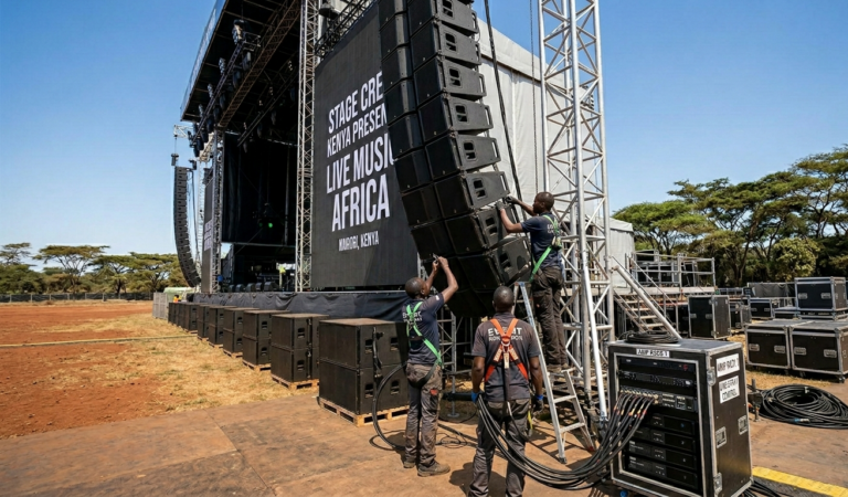 How to Set Up a Line Array Speaker System for Outdoor Events