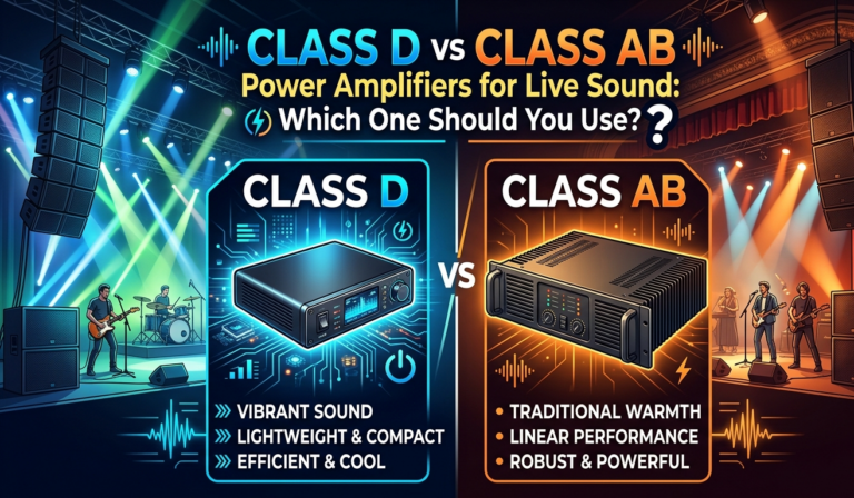 Class D vs Class AB Power Amplifiers for Live Sound: Which One Should You Use?